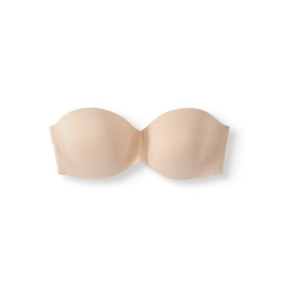 Sweet Nothings Women's Maidenform No Slip Smooth Look Strapless Beige Bra 36C - Picture 1 of 10